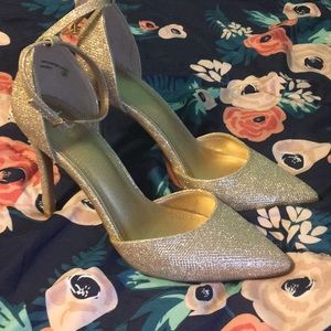 Rose gold 4 “ high heels